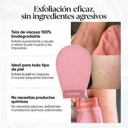 CLEANBO® ~ Guante Exfoliante Corporal